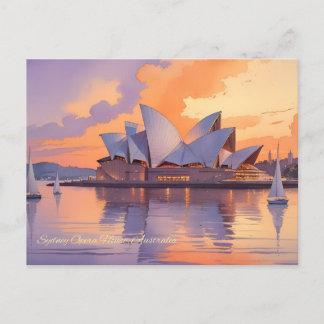 Carte postale de l'Opéra de Sydney