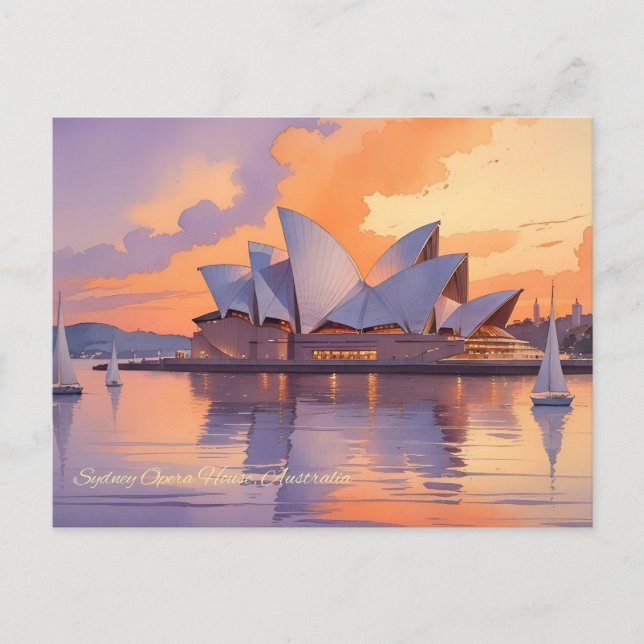 Carte postale de l'Opéra de Sydney (Devant)