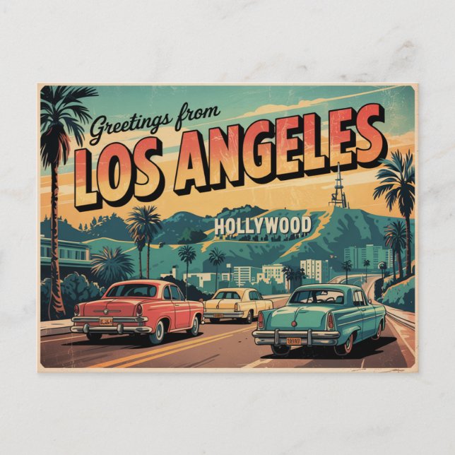 Carte postale de Los Angeles (Devant)