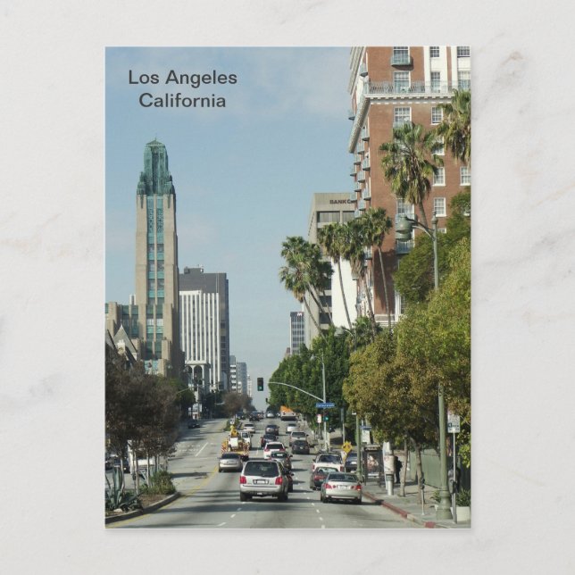 Carte postale de Los Angeles. (Devant)