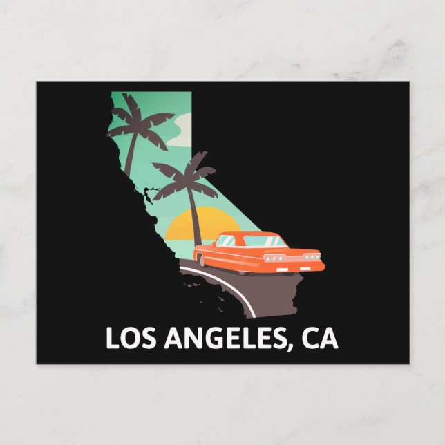 Carte postale de Los Angeles (Devant)