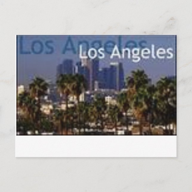 carte postale de los angeles (Devant)