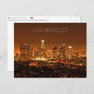 Carte postale de Los Angeles, États-Unis