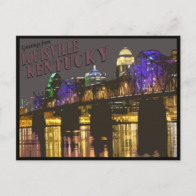 Carte postale de Louisville Kentucky (Devant)