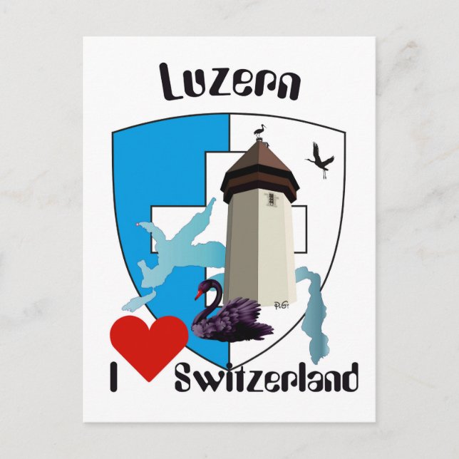 Carte postale de Lucerne (Devant)
