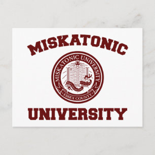 Carte postale de l'université Miskatonic