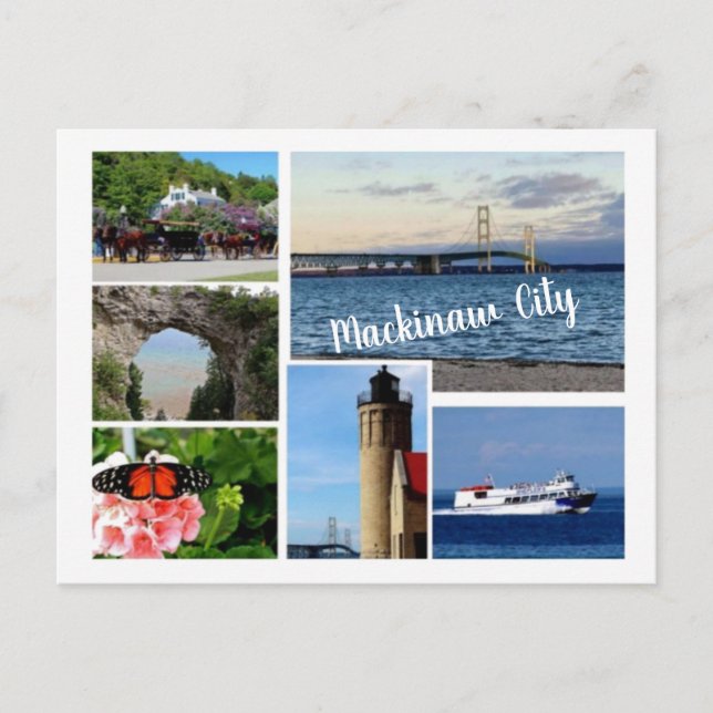 Carte postale de Mackinaw City (Devant)