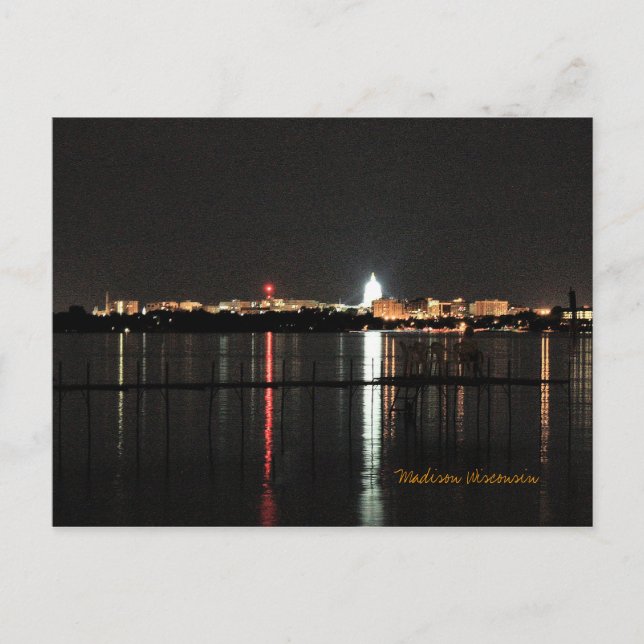 Carte postale de Madison Wisconsin (Devant)
