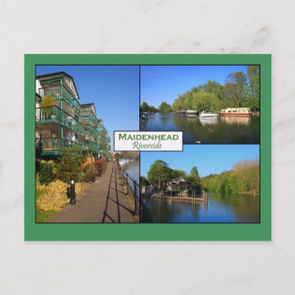 Carte postale de Maidenhead Riverside