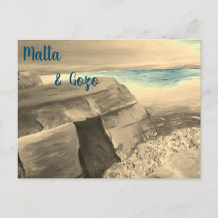 Carte postale de Malte et Gozo