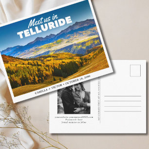 Carte postale de mariage à Telluride Save the Date