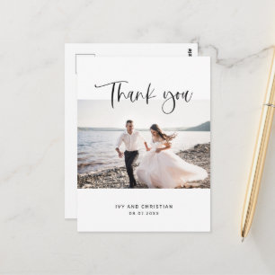 Carte postale de Mariage de Merci doux