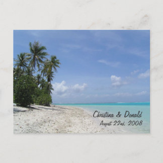 Carte postale de mariage Favor 2 Customisée