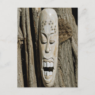 Carte postale de masque africain