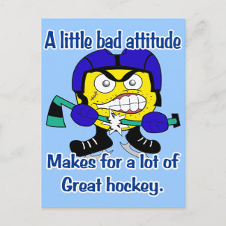 Carte postale de mauvaise attitude