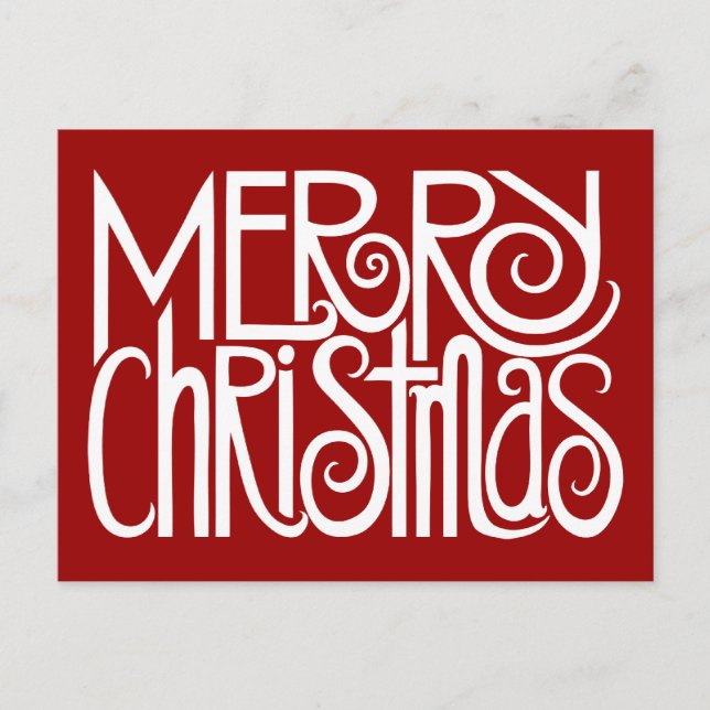 Carte postale de Merry Christmas (Devant)
