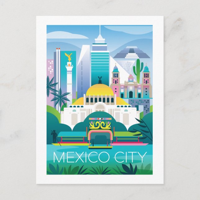 Carte postale de Mexico (Devant)