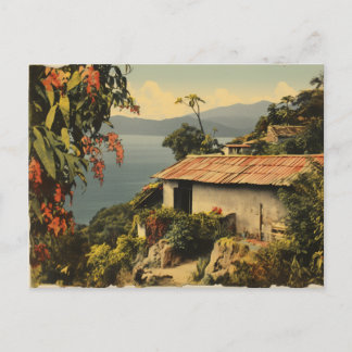 Carte postale de Mexico Street de style vintage