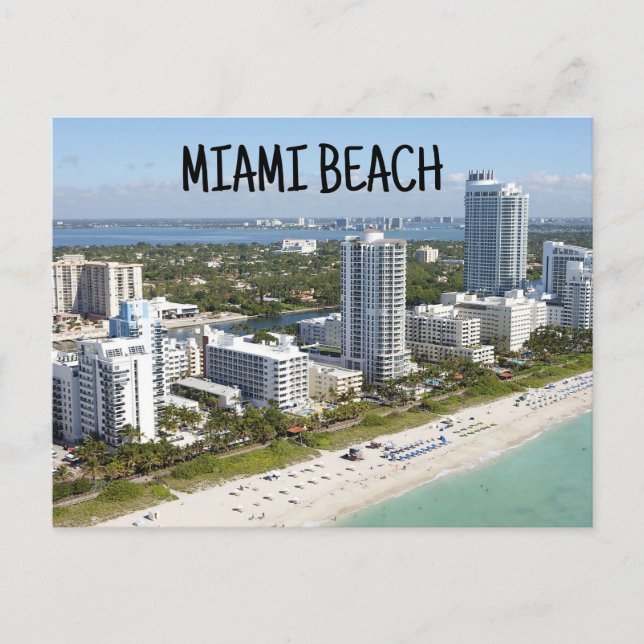 CARTE POSTALE DE MIAMI BEACH FLORIDE CARTES POSTAL (Devant)