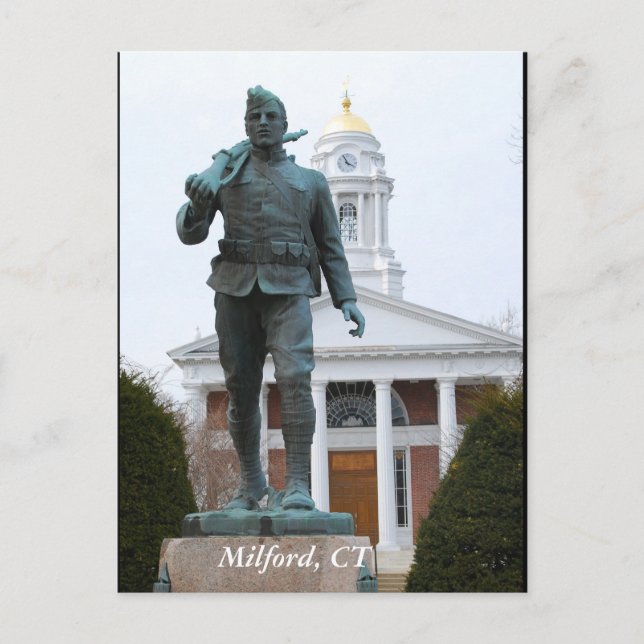 Carte postale de Milford, CT (Devant)