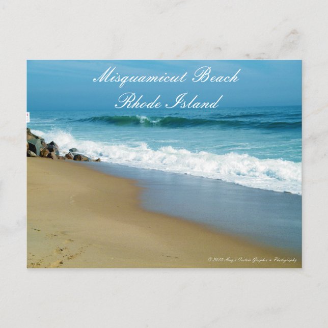 Carte postale de Misquamicut Beach Rhode Island (Devant)
