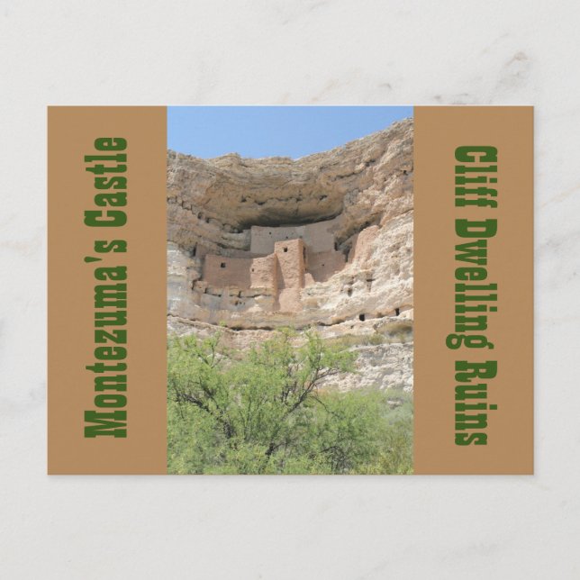 Carte postale de Montezuma's Castle Ruins Arizona (Devant)