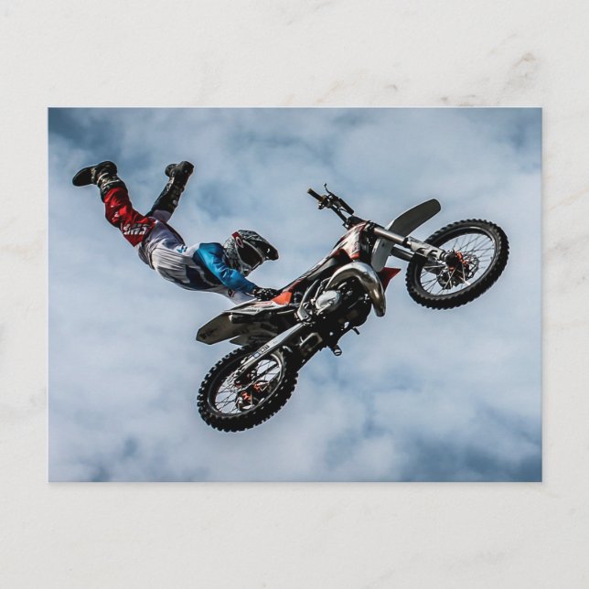 Carte postale de motard (Devant)