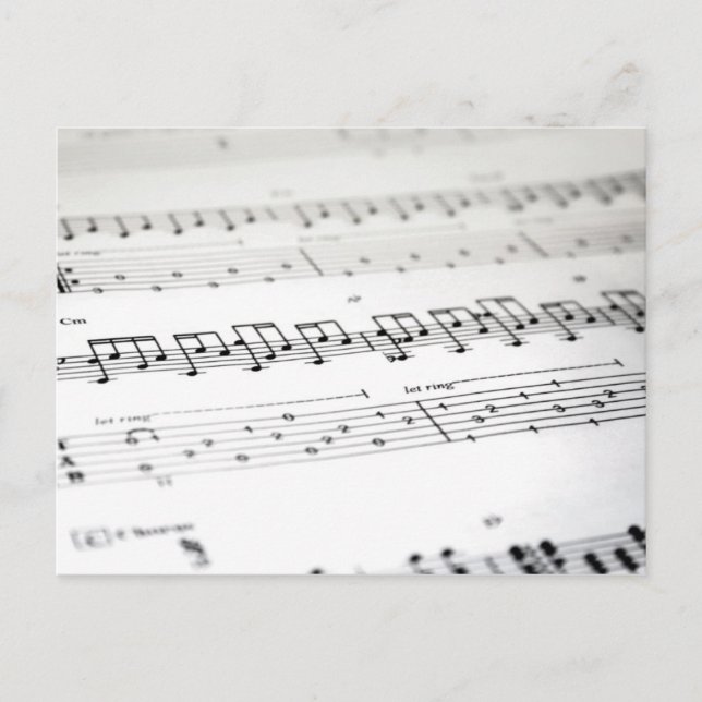Carte postale de musique 4 (Devant)