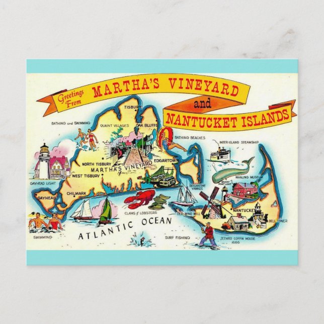 Carte postale de Nantucket Martha's Vineyard (Devant)