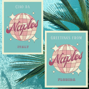 Carte postale de Naples
