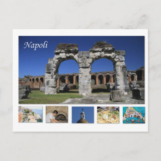 Carte postale de Napoli, Italie