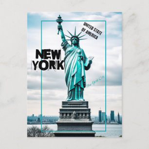 Carte postale de New York esthétique
