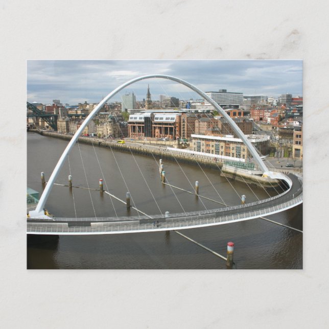 Carte postale de Newcastle Angleterre de pont de (Devant)