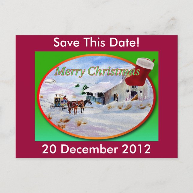 Carte postale de Noël (Devant)