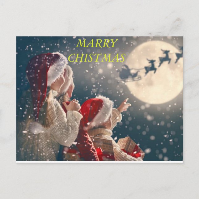 carte postale de noël (Devant)