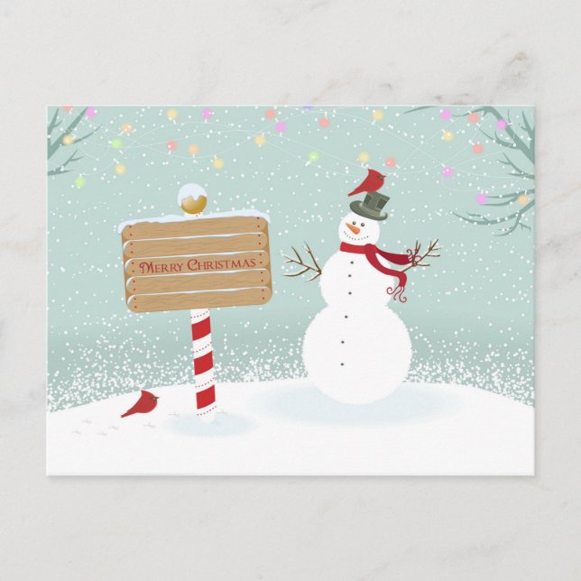 Carte postale de Noël adorable (Devant)