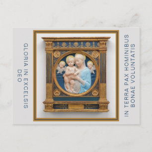 Carte postale de Noël Andrea Della Robbia