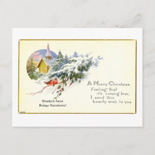 Carte postale de Noël (CA 1920)