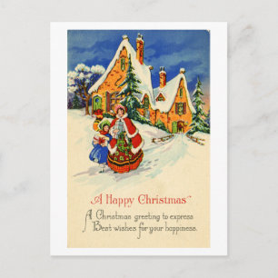 Carte postale de Noël (CA 1920)