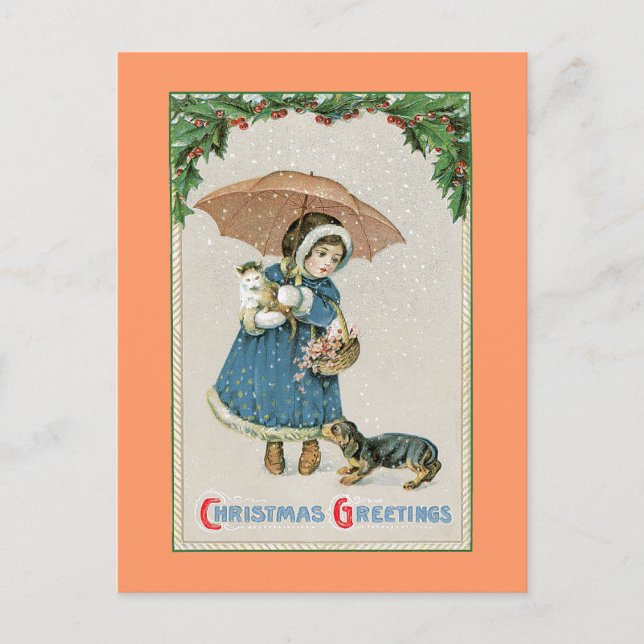 Carte postale de Noël : Carte postale de Noël Vint (Devant)