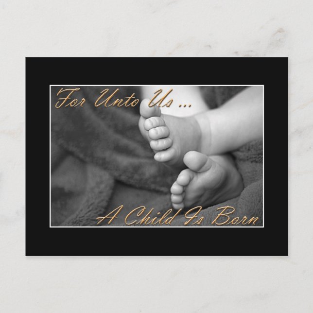 Carte postale de Noël chrétien (Devant)