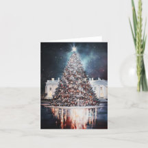 Carte postale de Noël de l'Arbre de Noël du Capito