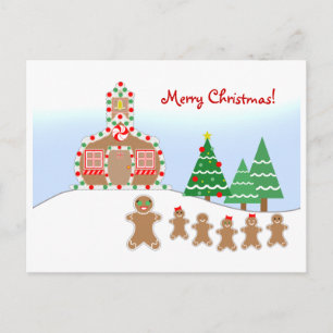 Carte postale de Noël de l'enseignant - Scène du p