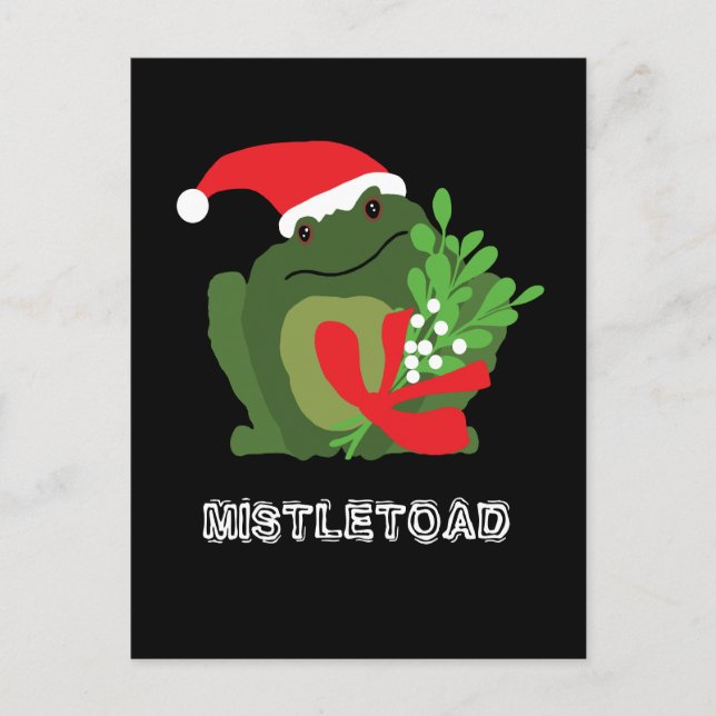 Carte postale de Noël de Noël de Mistle'toad (Devant)