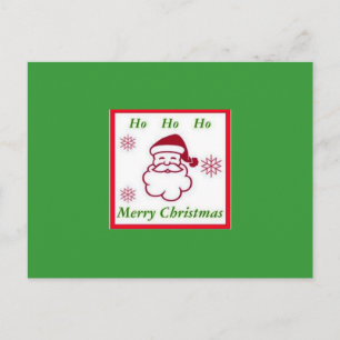 Carte postale de Noël de Père Noël