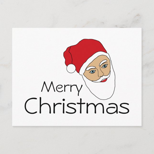 Carte postale de Noël du Père Noël (Devant)