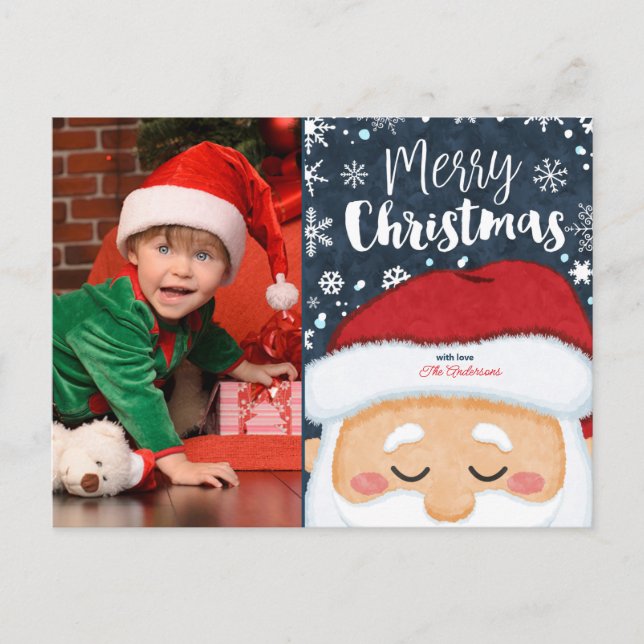 Carte postale de Noël du Père Noël (Devant)