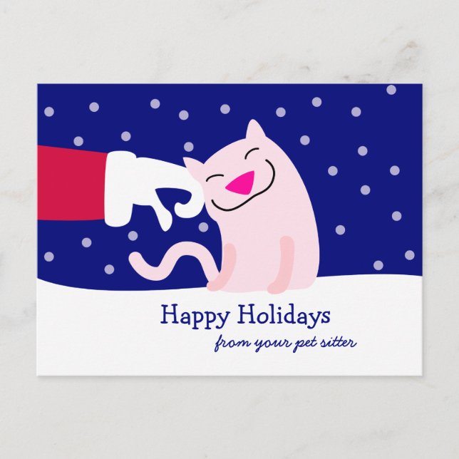 Carte postale de Noël du professionnel des soins p (Devant)