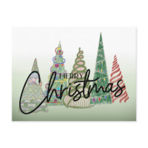 Carte postale de Noël fantastique