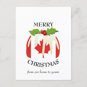 Carte postale de Noël Festidding CANADA